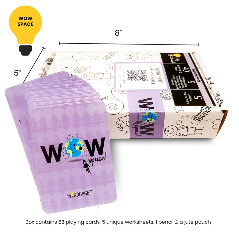 Wow Space Flashcard