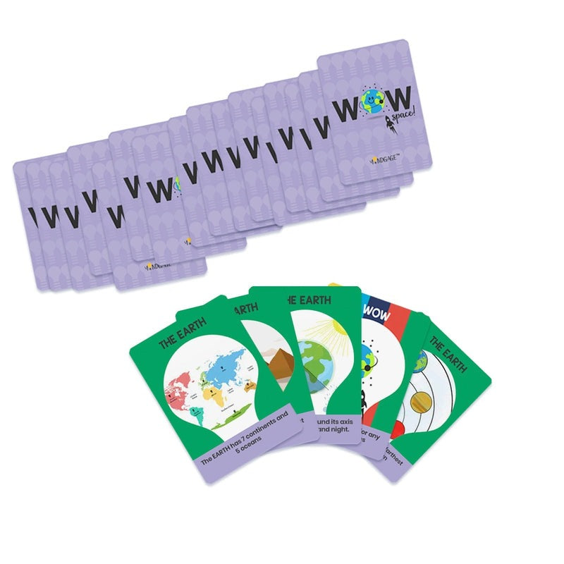 Wow Space Flashcard