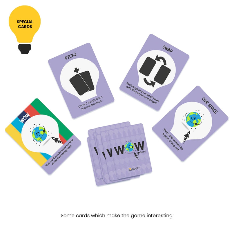 Wow Space Flashcard