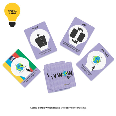 Wow Space Flashcard