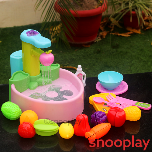 Big Fun Toy's Actual Functioning Sensor Control Kitchen Sink Pretend Playset (3-8 Years)