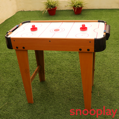 Wooden Air Hockey Table Top Game (with Legs)