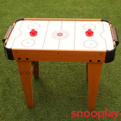 Wooden Air Hockey Table Top Game (with Legs)