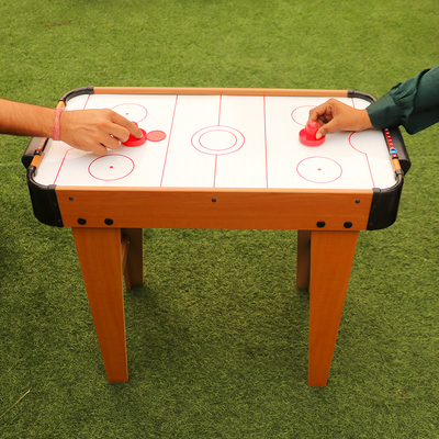 Wooden Air Hockey Table Top Game (with Legs)