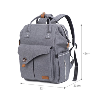 Diaper Backpack - Large - Grey