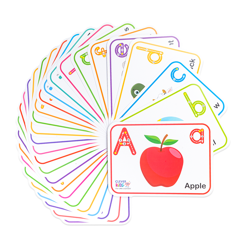 Alphabet Jumbo Flash Card (Flash cards with Fonts & Images)