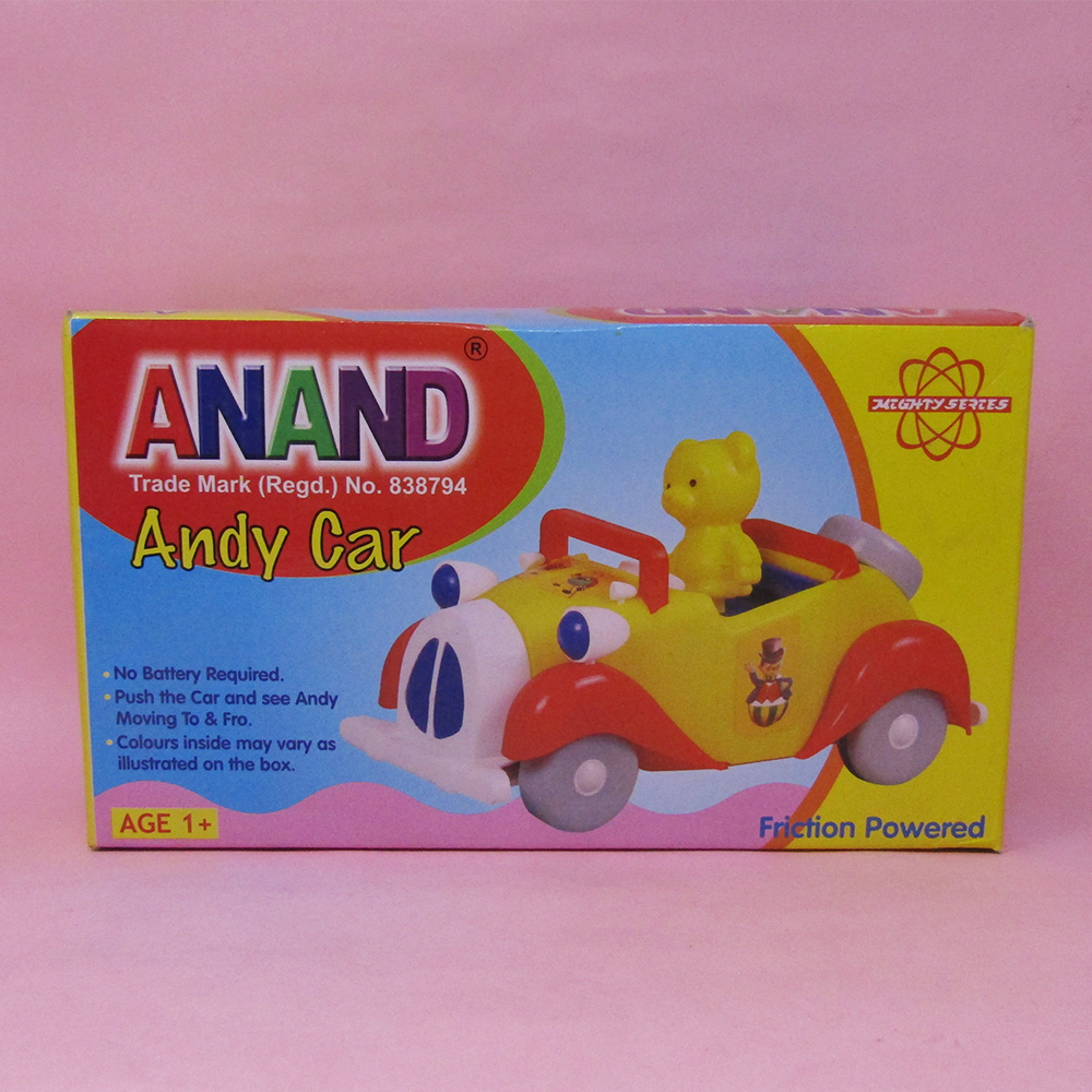 Anand Andy Car - Friction Powered Toy Car For Kids