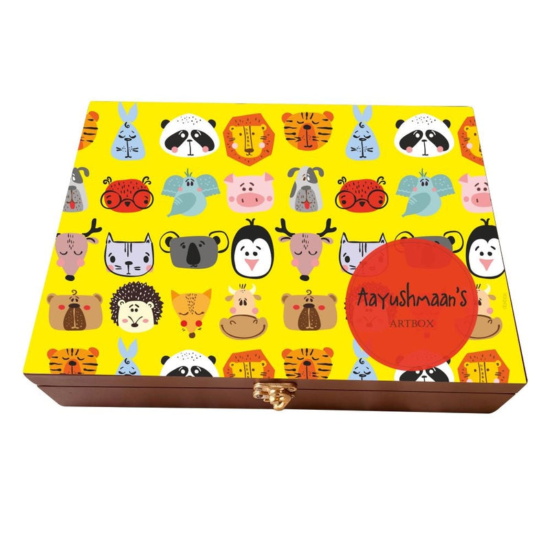 Personalised Artbox - Animal Faces (COD Not Available)