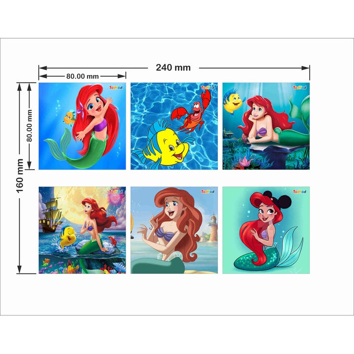 Wooden Jigsaw Puzzles Toy for Kids & Children, Areli & Friends 54 Pieces 6 in 1 Jigsaw Puzzles, Anime Cartoon Character