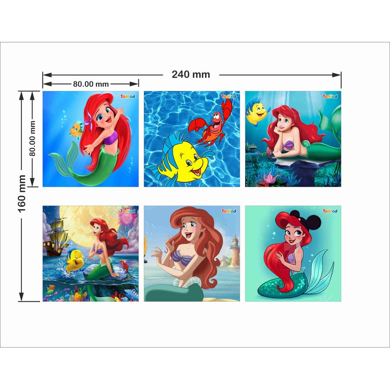 Wooden Jigsaw Puzzles Toy for Kids & Children, Areli & Friends 54 Pieces 6 in 1 Jigsaw Puzzles, Anime Cartoon Character