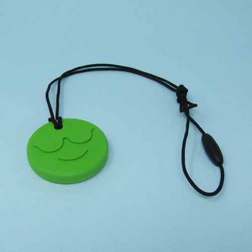 ARK's Smiley Face Chew Necklace - Green