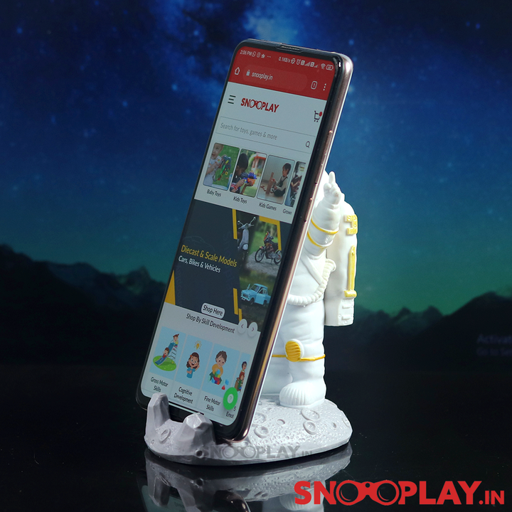 Astronaut Figurine Mobile Phone Holder (Detachable Base)