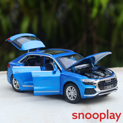SUV Diecast Car Model (3215) resembling Audi Q8 (1:32 Scale)- comes with light & sound feature