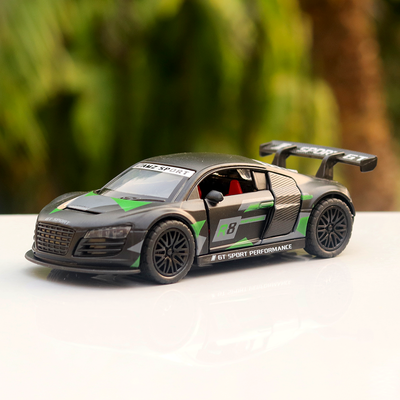 Diecast Scale Model Resembling (4331) Audi R8 Sports Car (1:43 Scale)