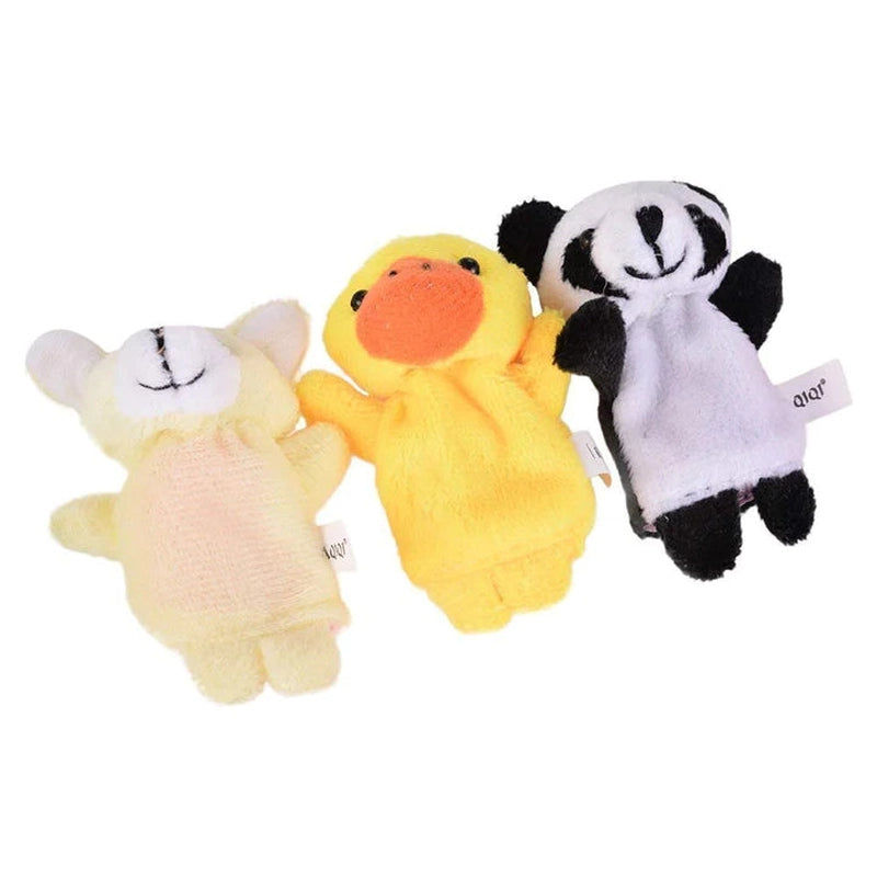 Mini Plush Animals Finger Puppet Toys