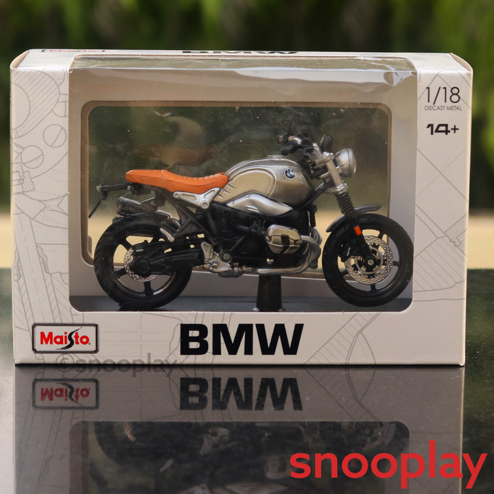 BMW R NineT Scrambler Diecast Bike Scale Model (1:18 Scale)