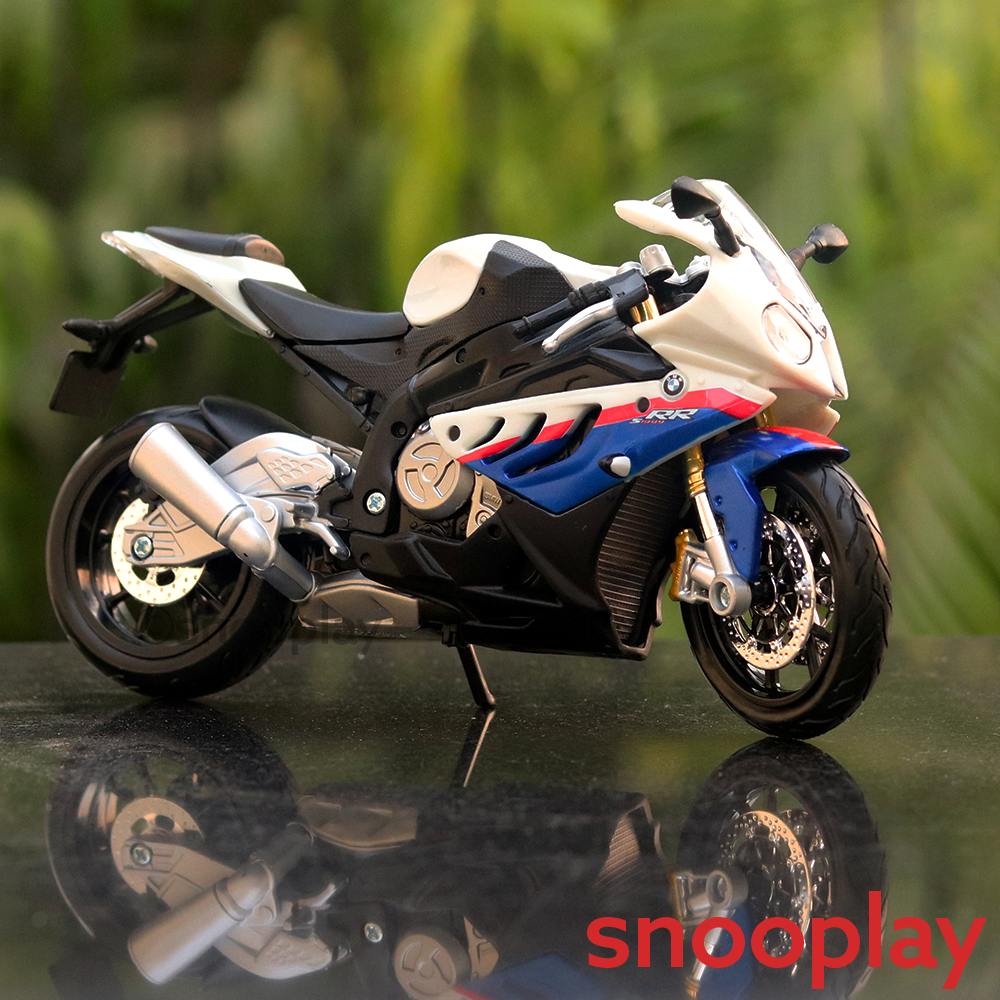 1:12 Scale Diecast Motorcycle Model Toy BMW S1000RR Sport Bike Miniature  Replica