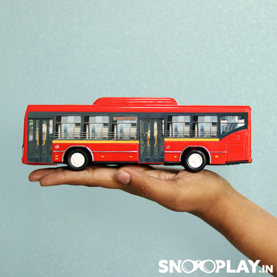 Low Floor Bus (Pull Back Toy Bus) - Assorted Colours