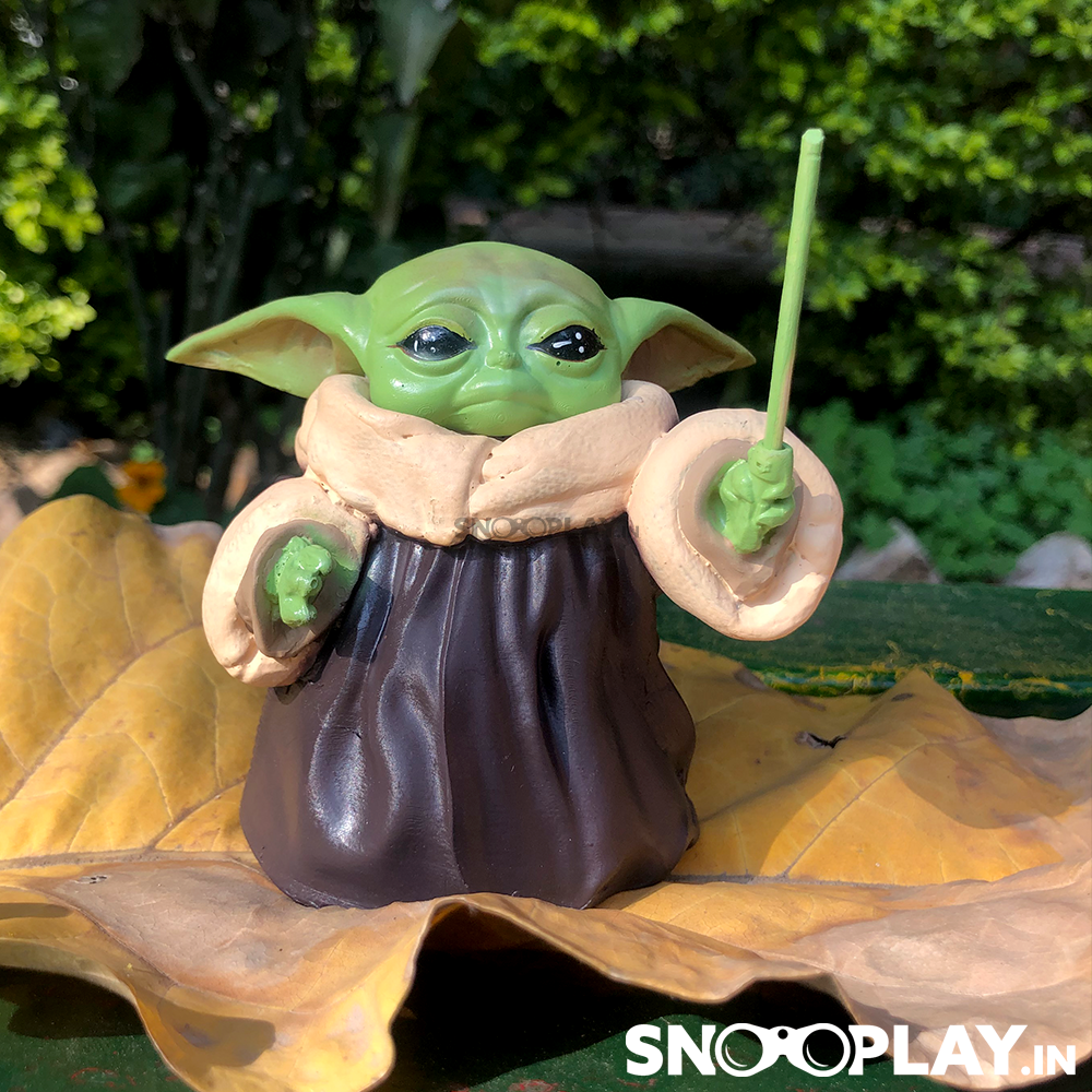Buy Jedi Master Yoda - Star Wars Action Figure best quality room desk table  decoration online India(10 cm) – Snooplay