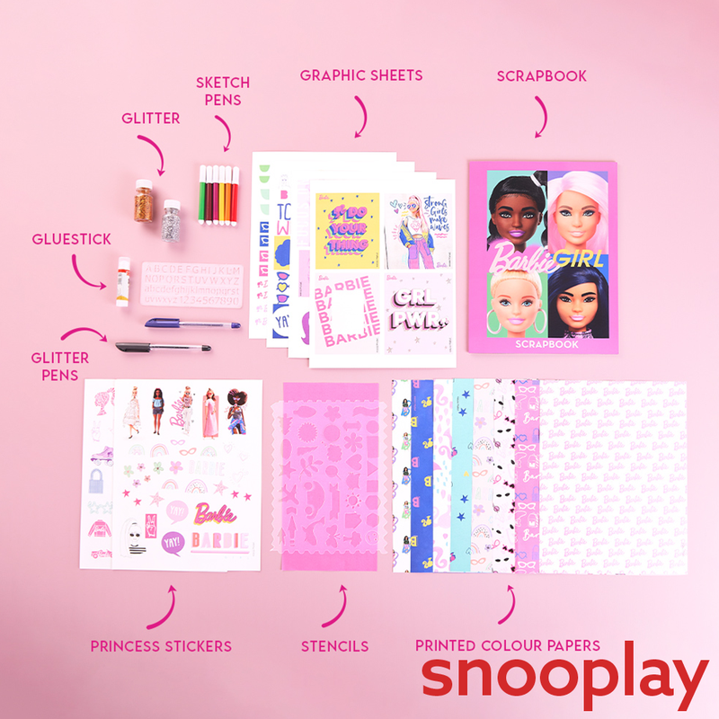 License Original Barbie Scrapbook (Scrapbook Activity Kit for Kids)