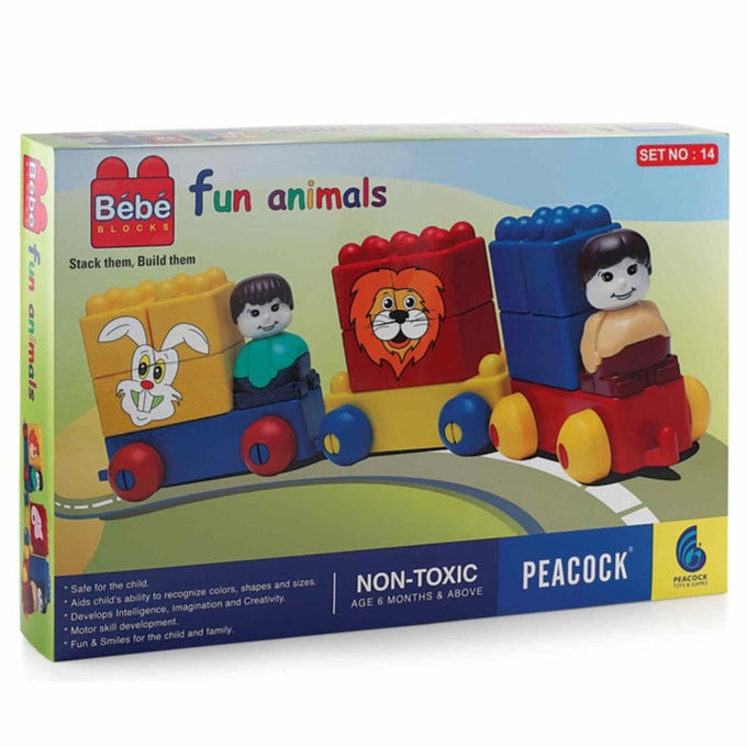 Bebe Set Number 14 Puzzle (Building Blocks Set) - 17 Pieces