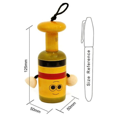 Bell Rattle Wooden Toy