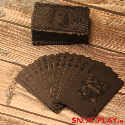 Black Playing Cards- Party Game for Grownups