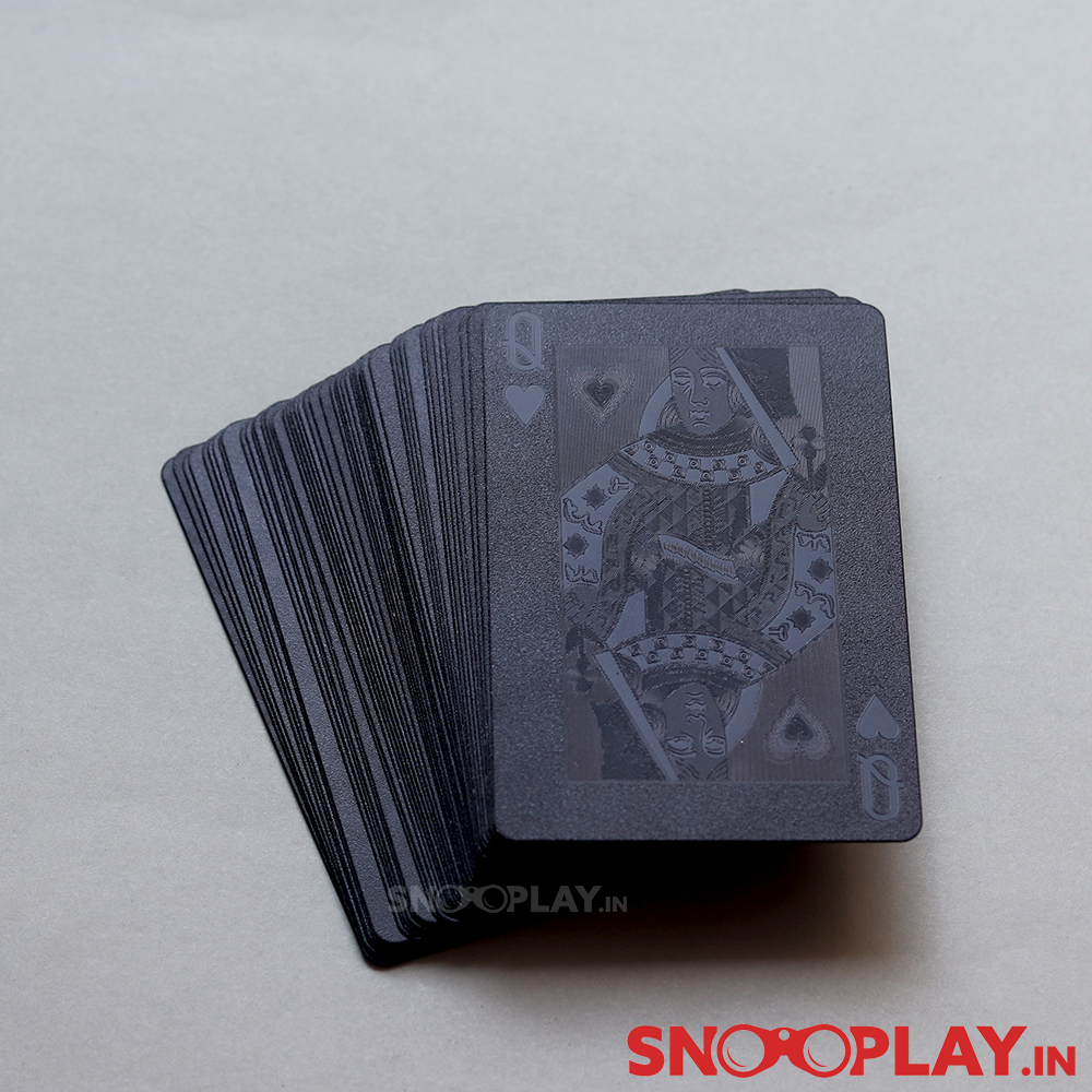 Black Playing Cards- Party Game for Grownups