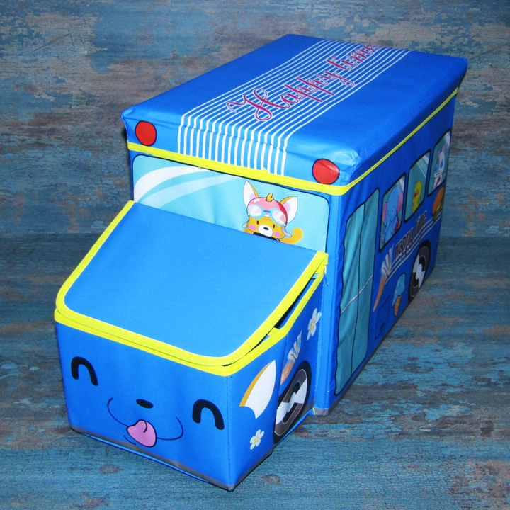 Foldable Bus Chair with Storage Box (Kids Furniture)