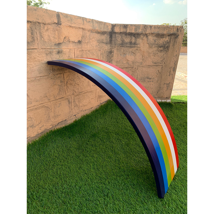 Rainbow Wooden Balancing Board for Kids