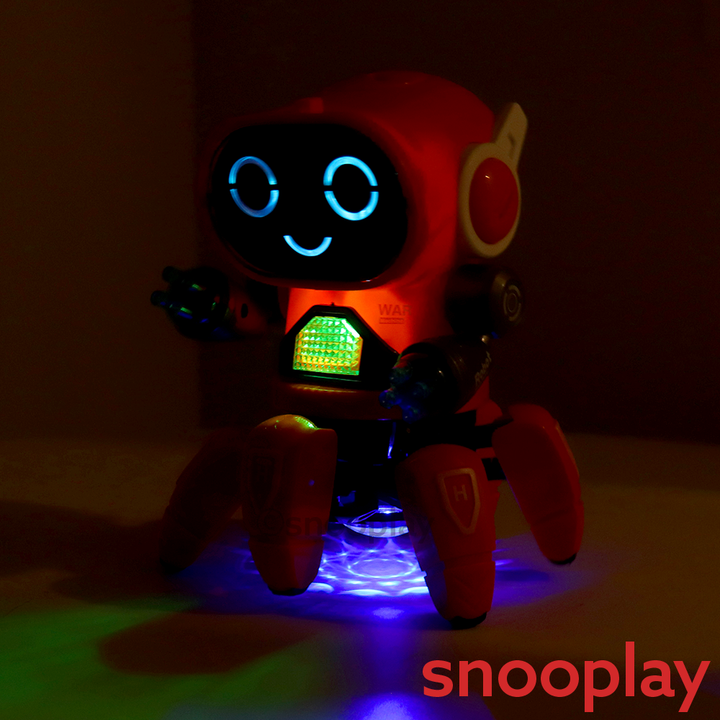 Musical & Light Pioneer Robot Toy for Kids (Hand & Feet Movement)