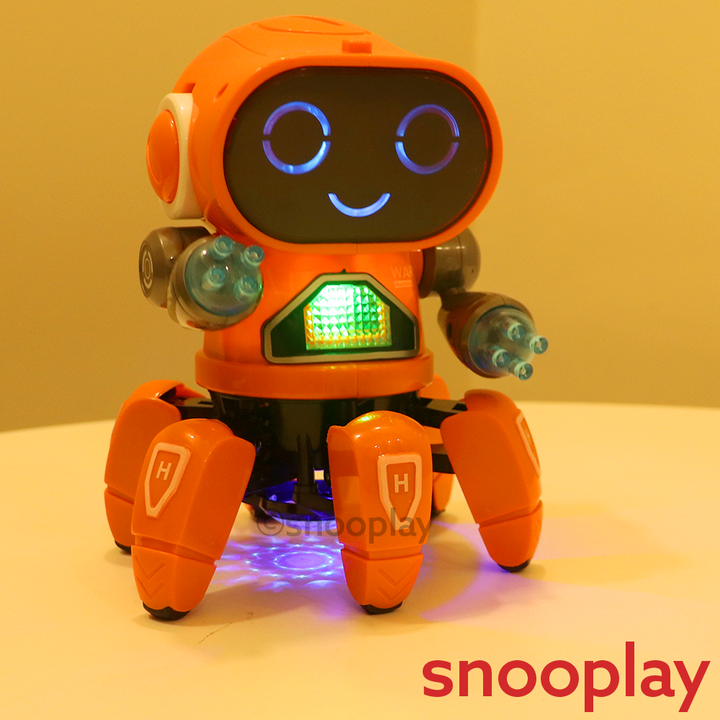 Musical & Light Pioneer Robot Toy for Kids (Hand & Feet Movement)