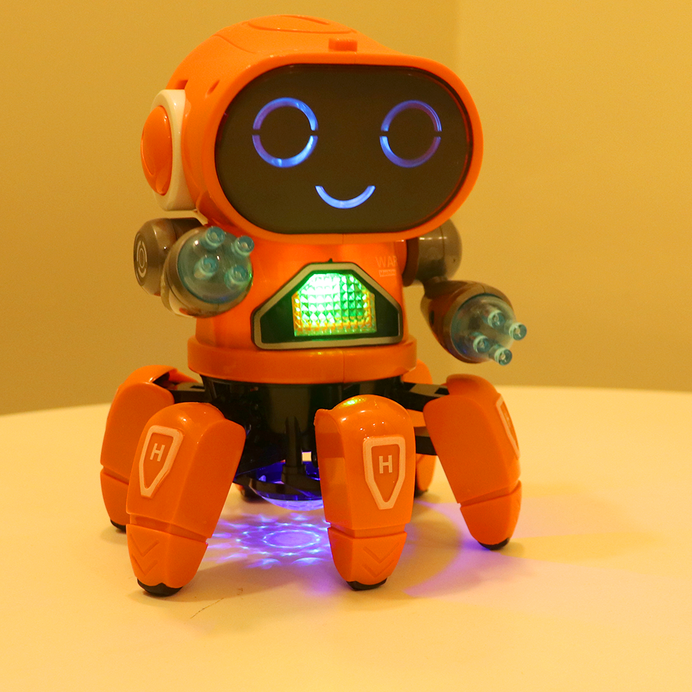 Musical & Light Pioneer Robot Toy for Kids (Hand & Feet Movement)