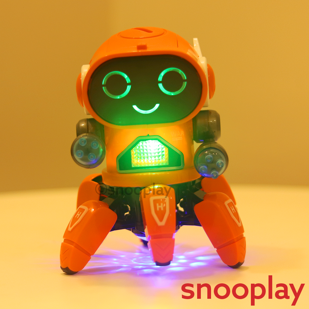 Musical & Light Pioneer Robot Toy for Kids (Hand & Feet Movement)