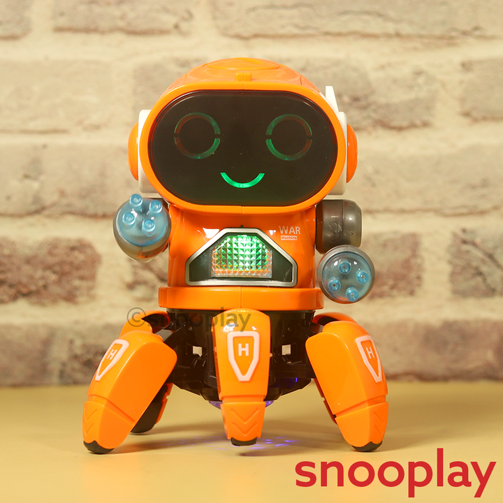 Musical & Light Pioneer Robot Toy for Kids (Hand & Feet Movement)