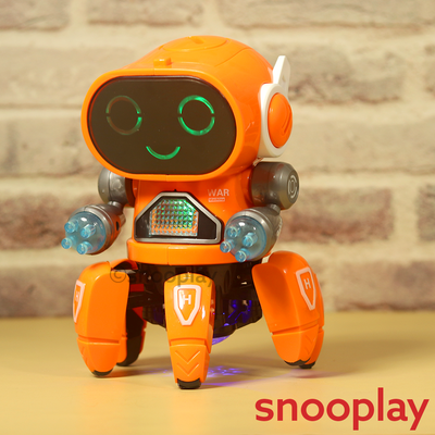 Musical & Light Pioneer Robot Toy for Kids (Hand & Feet Movement)