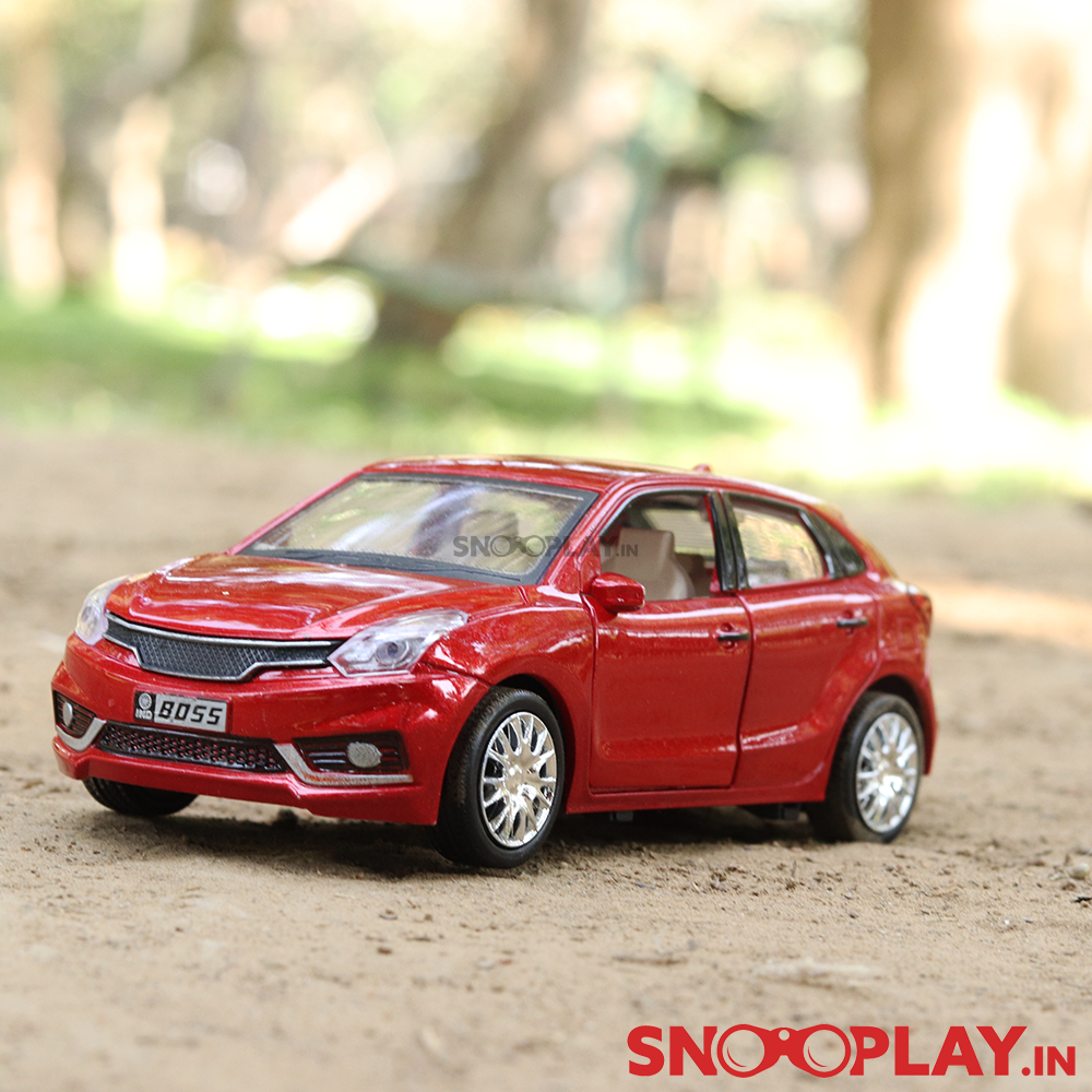 Buy Brilleo Baleno Toy Car Pull Back Car with Opening Doors on Snooplay Online in India Centy Cars