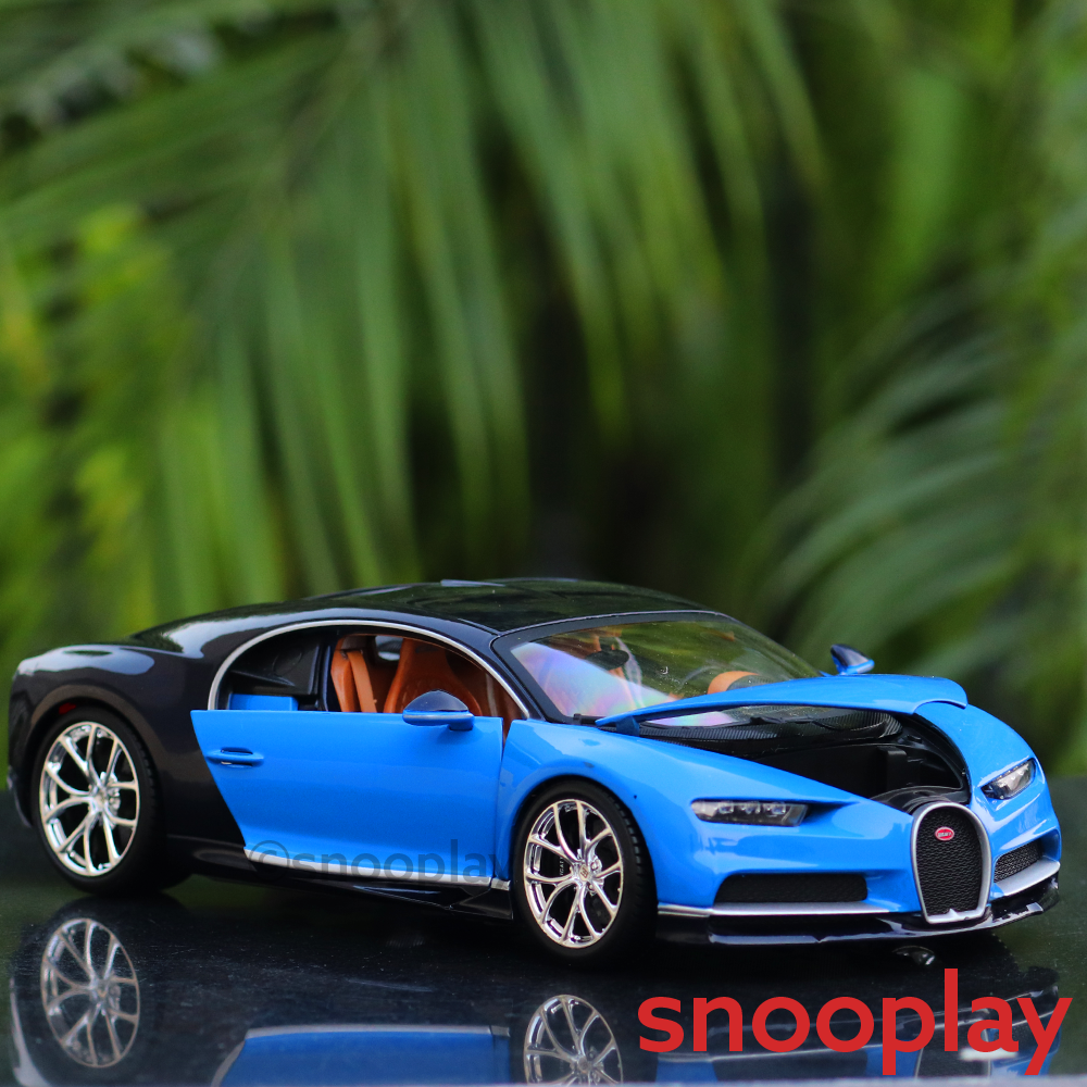 Licensed Bugatti Chiron Diecast Car Model (1:18 Scale)