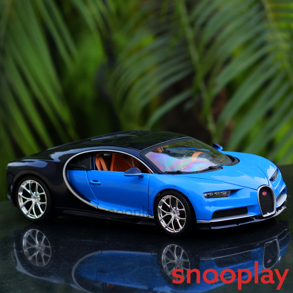 Licensed Bugatti Chiron Diecast Car Model (1:18 Scale)