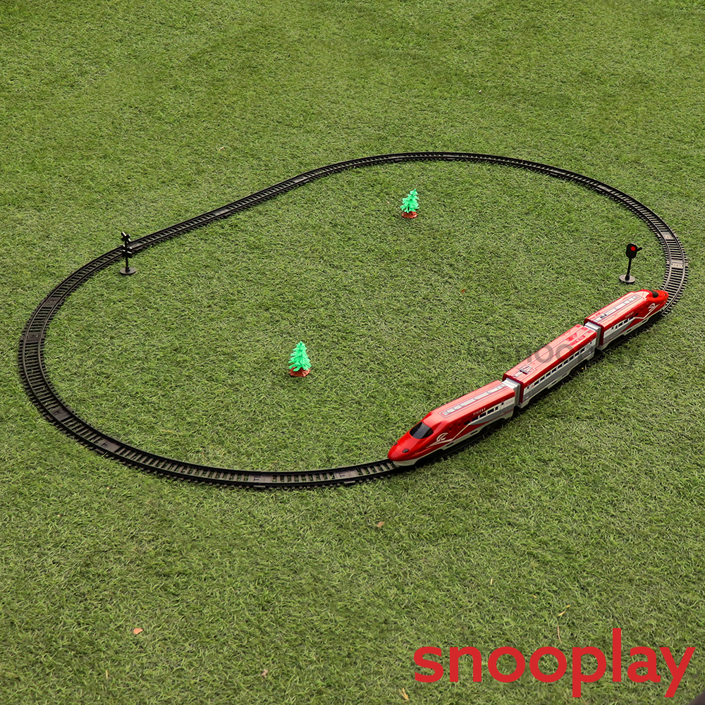 Bullet Toy Train Track Set with Light and Sound