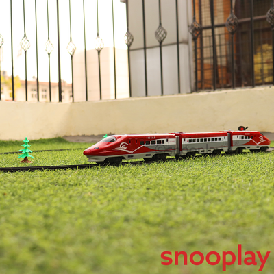 Bullet Toy Train Track Set with Light and Sound