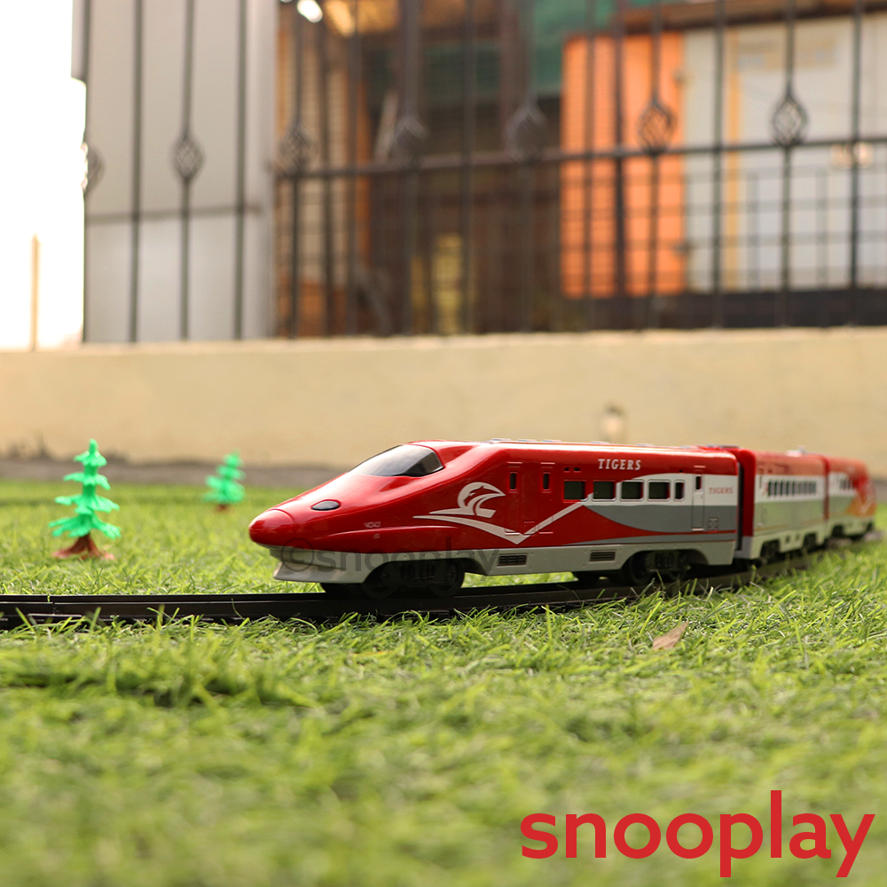 Bullet Toy Train Track Set with Light and Sound