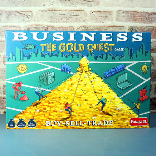 Funskool Business - The Gold Quest Buy, Sell & Trade Board Game (7 Years till Grown Ups)