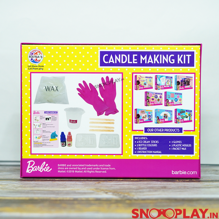 Barbie Candle Making STEM DIY Kit - Official Barbie Merchandise (6-8 Years)