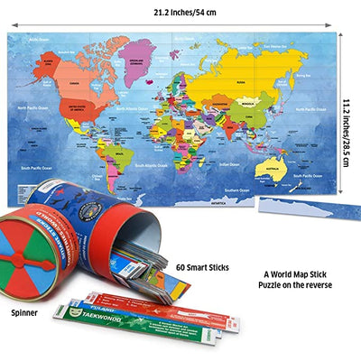 Smart Sticks-Countries of the World Fun Family and Travel Game