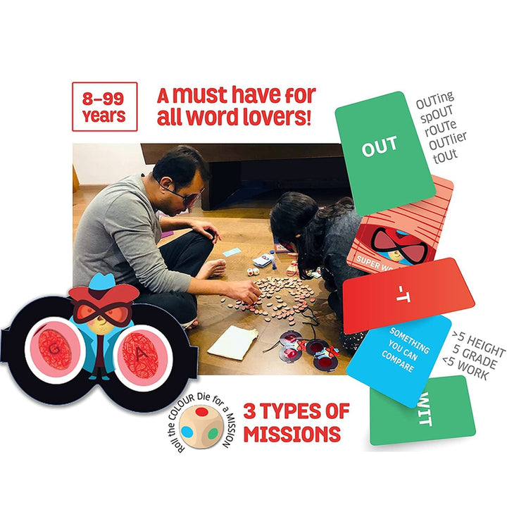 Super Word Spy Educational Board Games