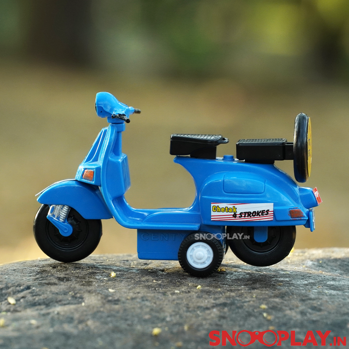 Chetak Pull Back Toy Scooter - Assorted Colours