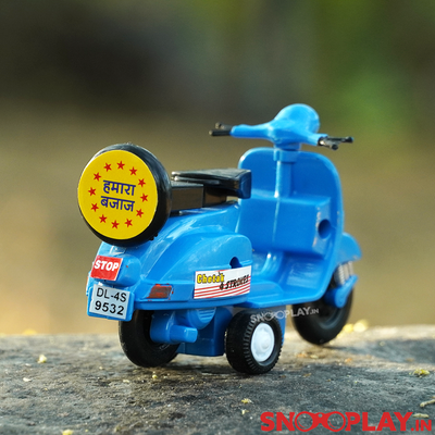 Chetak Pull Back Toy Scooter - Assorted Colours