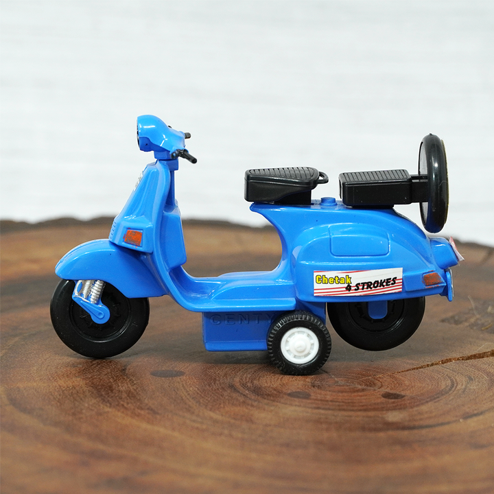 Chetak Pull Back Toy Scooter - Assorted Colours