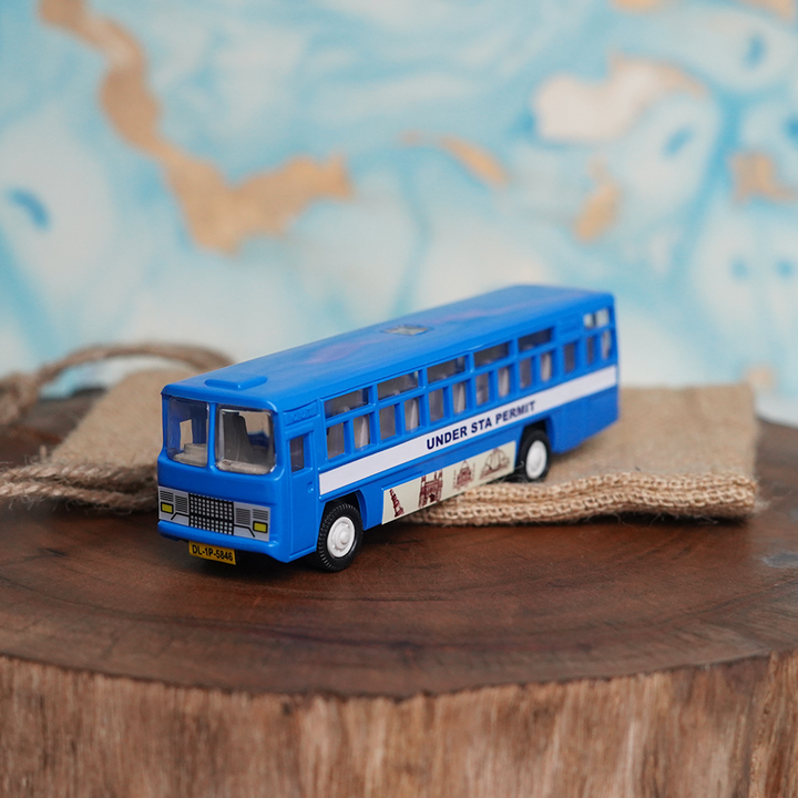 City Bus Miniature Toy Passenger Bus (Pull Back Toy) - Assorted Colours